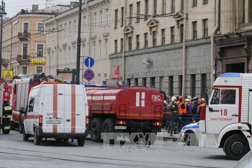 Russland bestätigt Bombenexplosion in der U-Bahn in St. Petersburg als Selbstmordanschlag - ảnh 1